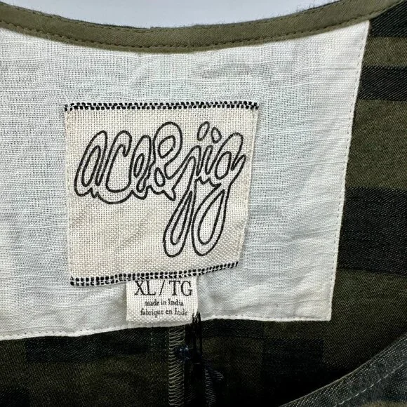 Ace & Jig Green and Black Patterned Jumpsuit - Picture 2 of 11